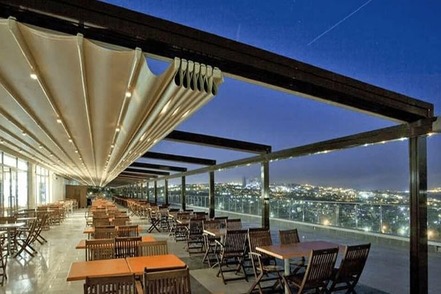 Pergola with Retractable Roof